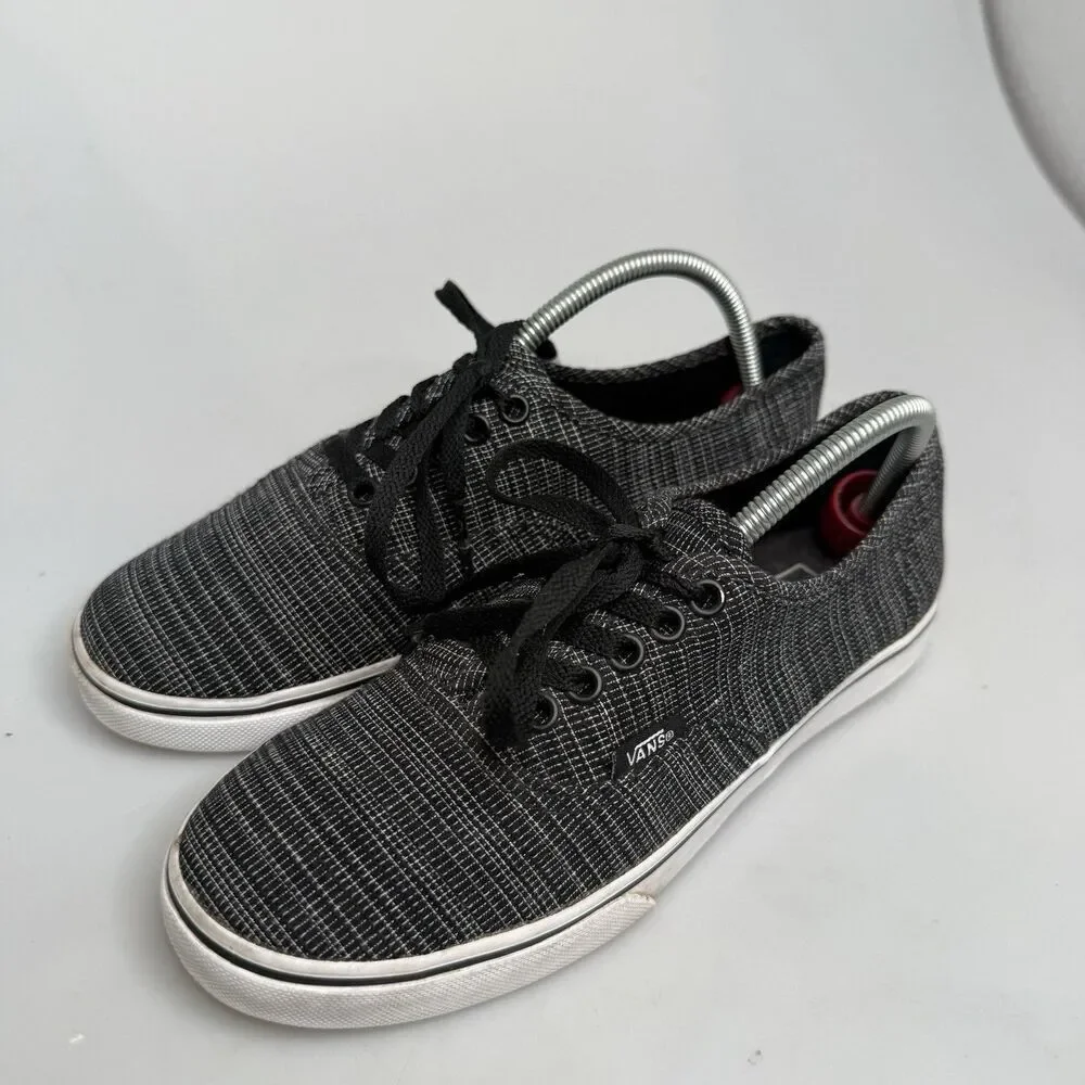 Vans Classic Knit Skate Sneakers Black Women’s 5 Men’s 3.5 Low Top Shoes EU 34.5
